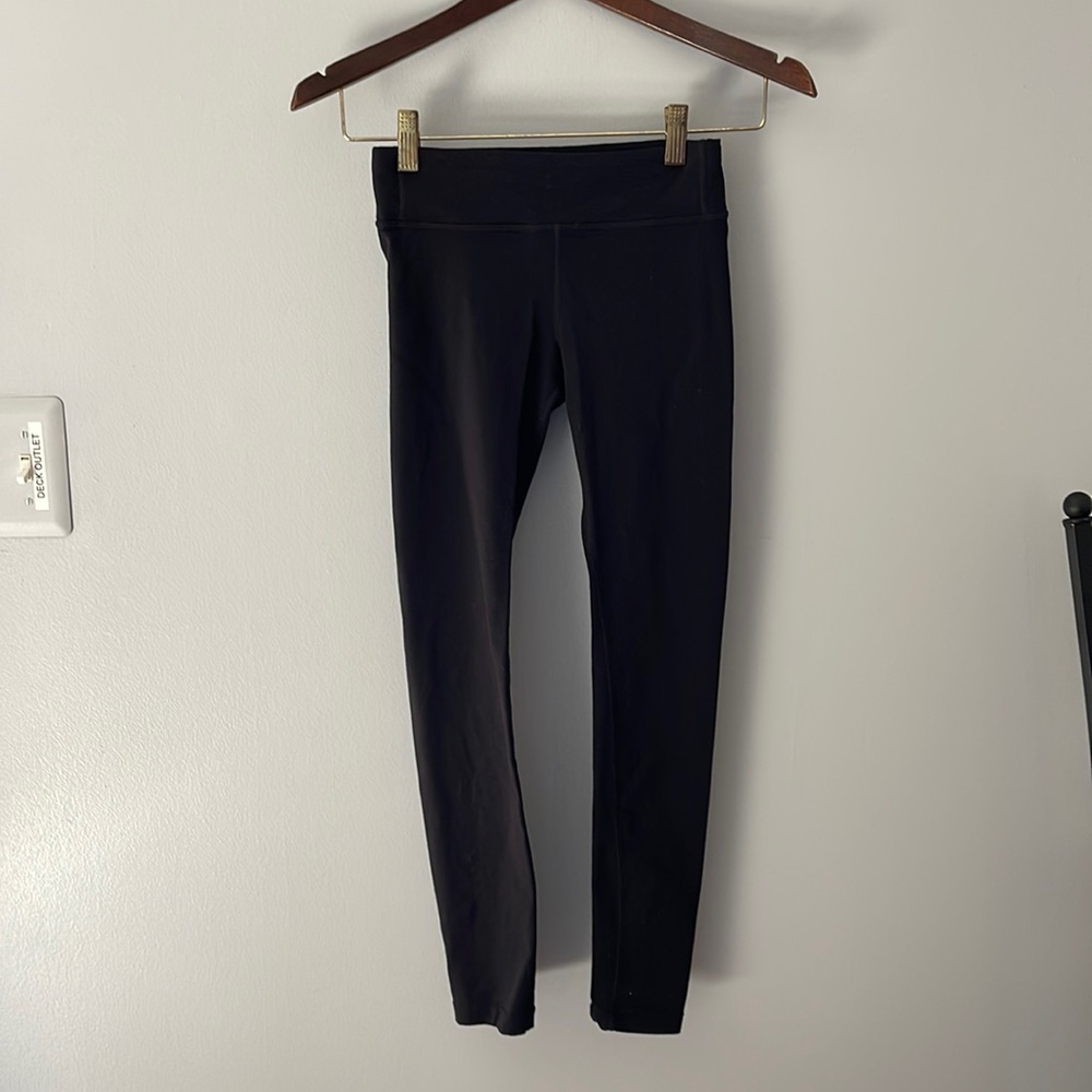 Athlete Girls Black Leggings Chit Chat Tight Size 12